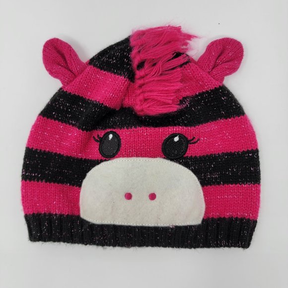 The Children's Place Knit Zebra Beanie Hat - Picture 2 of 6
